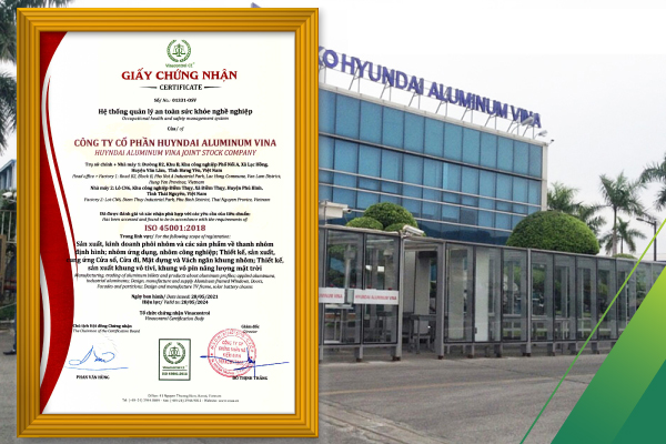 ISO 45001 - Hệ thống quản lý An toàn và Sức khỏe nghề nghiệp 15 chung nhan iso 45001 cty huyndai